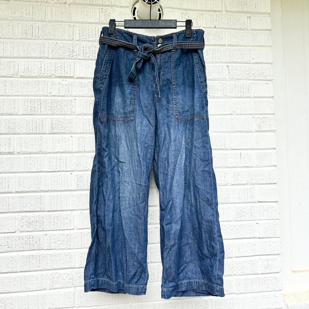 Y2K Seven7 for all Mankid Wide Leg Chambray Pants